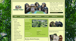 Desktop Screenshot of monkeyworld.org